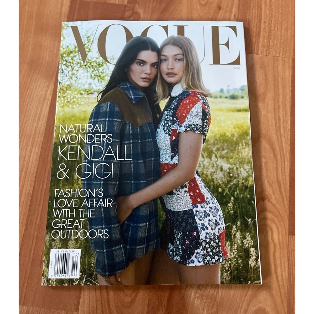 Kendall &‎ Gigi Vogue Magazine October 2025